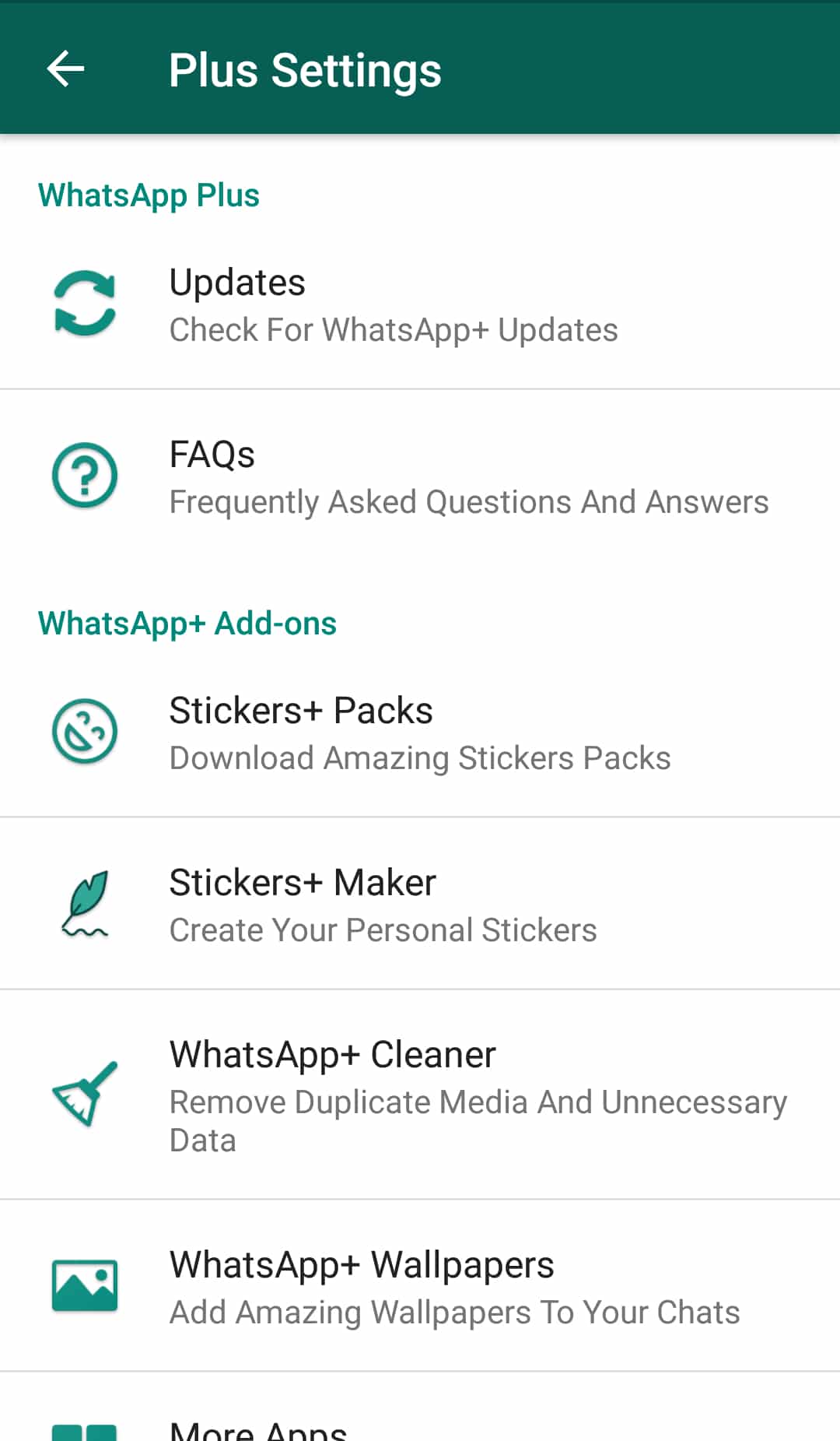 WhatsApp Plus setting