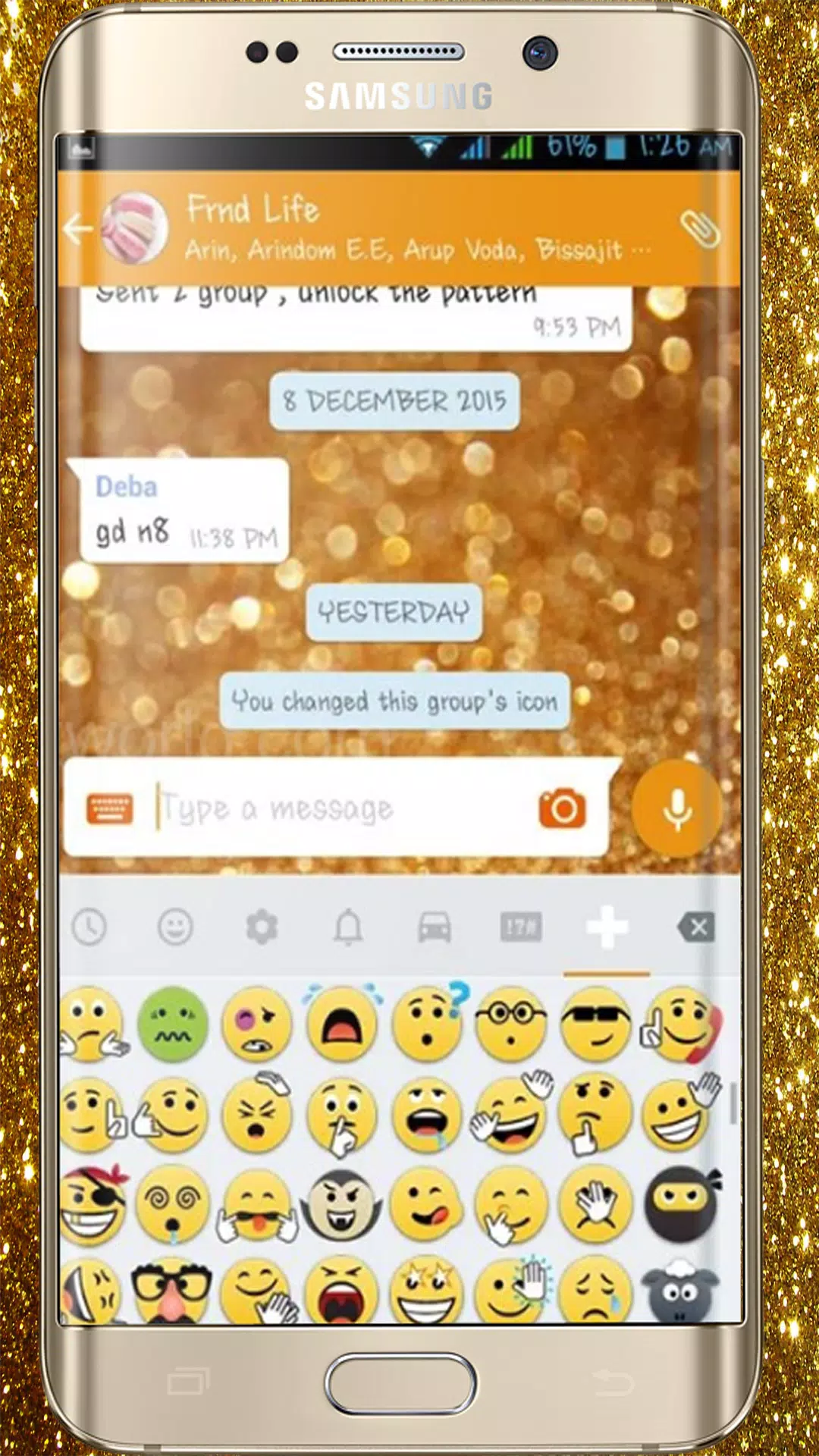 chat interface