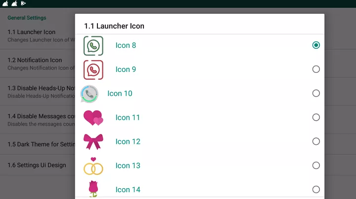 app icones