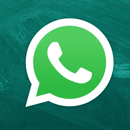 FM WhatsApp logo with plain background