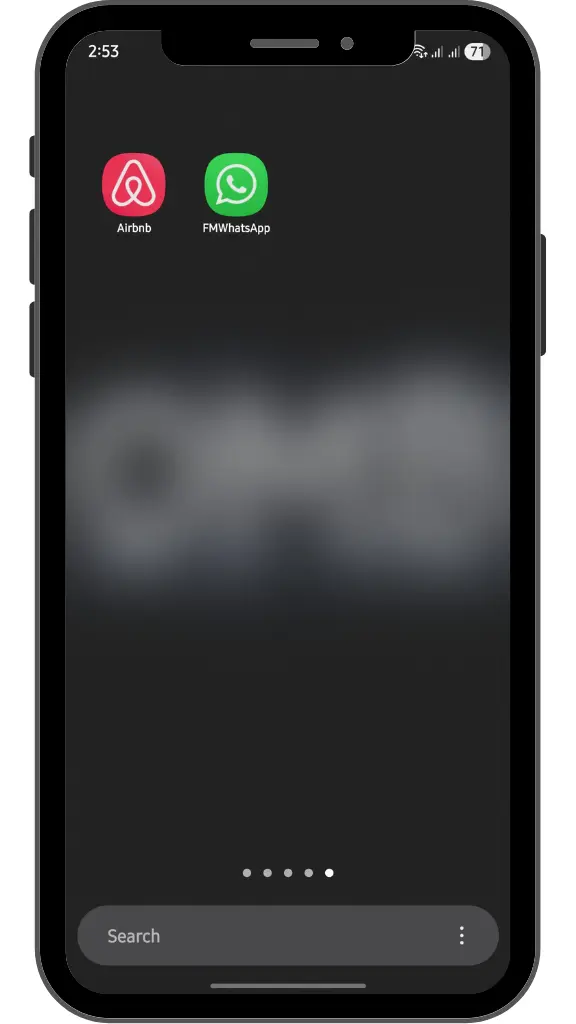 After the installation is complete, find the app in your phone menu and open it